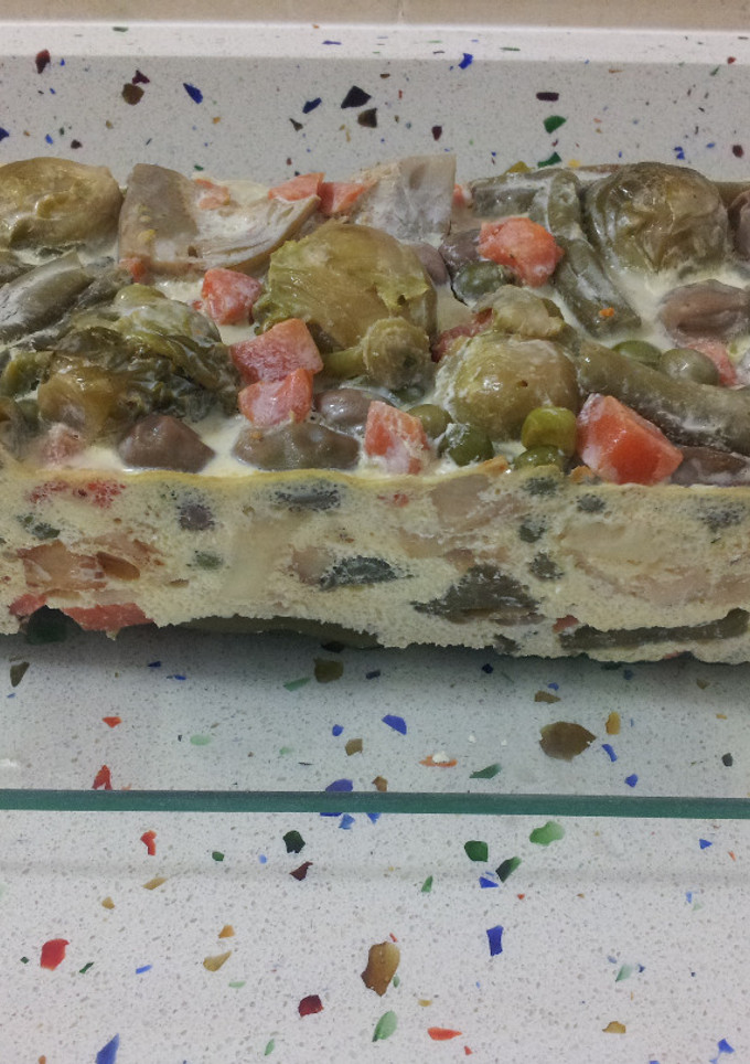 Una foto de Pastel de verduras