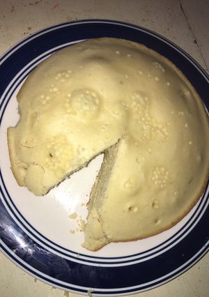 Una foto de Pastel de limón sin horno