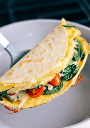 Una foto de Wrap de Tortilla! 🌯🍅🌿🍳
