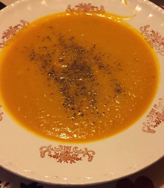 Una foto de Crema de zapallo SIN crema de leche