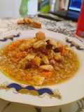 Farro and Pumpkin Soup