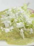 Enchiladas verdes de papa