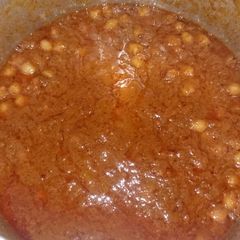A picture of Punjabi chole.