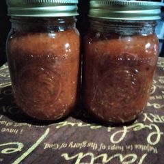 A picture of Arrabiata Sauce/Pizza sauce(canning 9 pint recipe).