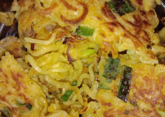 Cara Gampang Membuat Goreng mie telor dan terigu by Elsa, Lezat Sekali