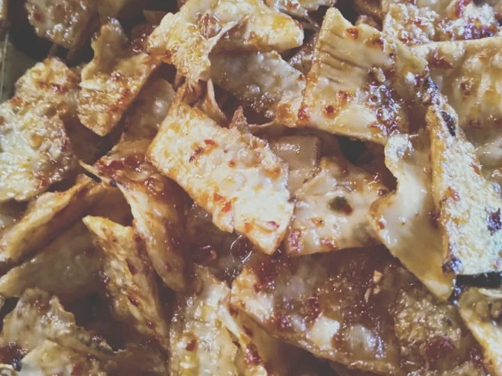 Langkah Gampang Membikin Resep Keripik singkong pedas yang Lezat Anti Ribet, Mantap Sekali