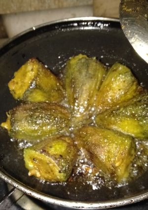 A picture of आलू स्टफ्ड करेला (Aaloo stuffed karela recipe in hindi).