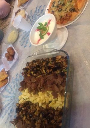 صورة لوصفة فتة باذنجان