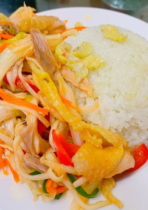 Hình của món Cơm gà.