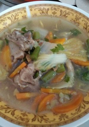 Foto resep Sup sayur iga sapi
