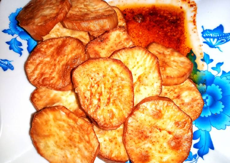 Fried sweet potato