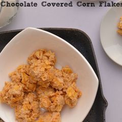 A picture of Chocolate Corn Flakes Recipe | No Bake Cooking With Kids.
