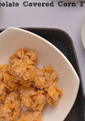A picture of Chocolate Corn Flakes Recipe | No Bake Cooking With Kids.