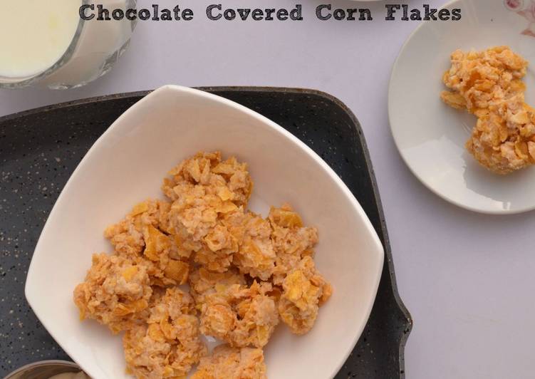 Steps to Prepare Award-winning Chocolate Corn Flakes Recipe | No Bake Cooking With Kids