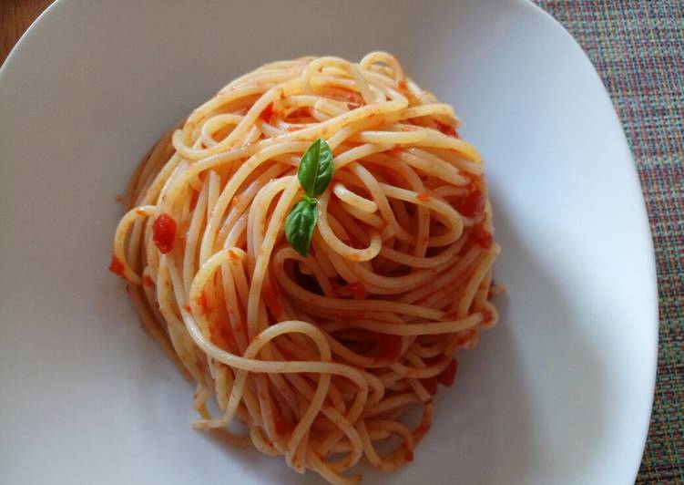 Spaghetti all&rsquo;arrabbiata