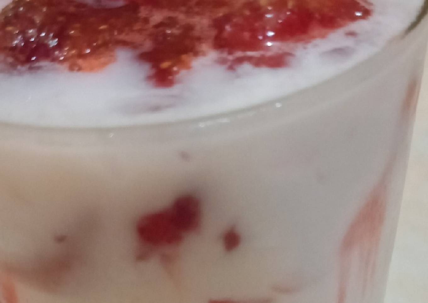 Korean strawberry milk