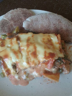 Una foto de Lasaña vegetariana