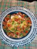 Vieiras con pipirrana