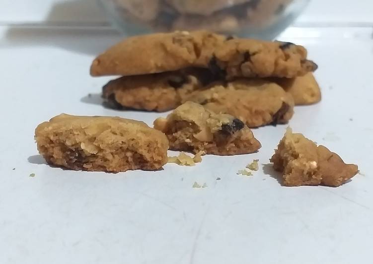 Resep Date Choco Chips Cookies, Bisa Manjain Lidah