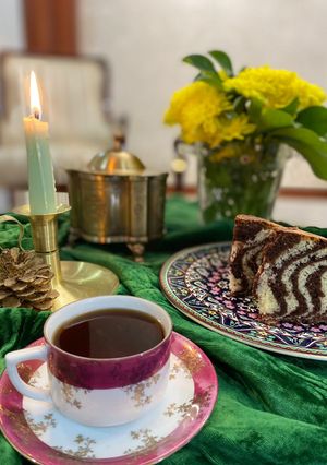 عکسی از دستور کیک زبرا