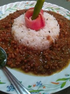 लाल लोबिआ विथ राइस (Lal Lobia with rice recipe in hindi) रेसिपी मुख्य फोटो