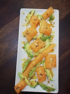 Una foto de Carpaccio de Calabaza