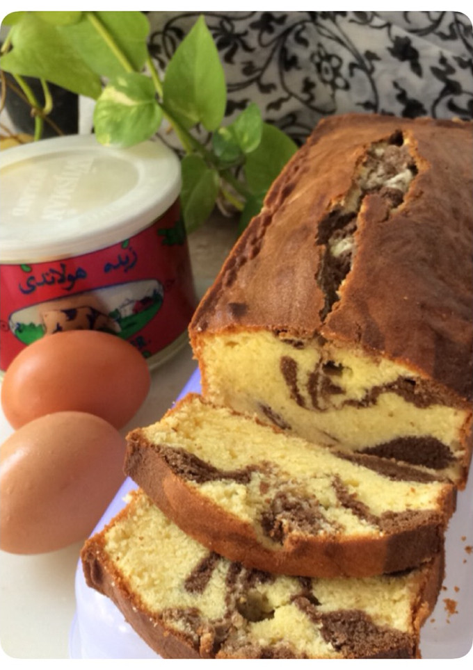 Foto resep Condensed milk pound cake (Marble)