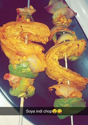 A picture of Soya indi chop tikka masala.
