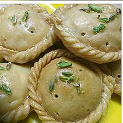 A picture of Chandrakala Sweet Recipe.
