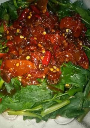 Foto resep Rujak kangkung