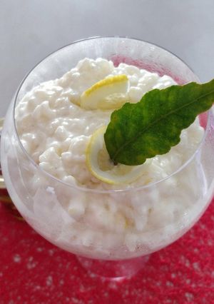 Une photo de Riz au lait au citron de Menton