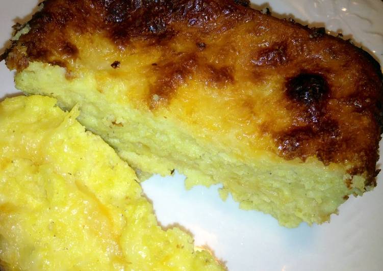 Steps to Prepare Ultimate Cheesy Baked Polenta