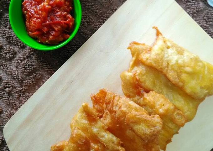 Anti Ribet, Bikin Telur Dadar Krispy Sambal Rica Praktis