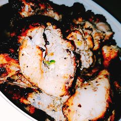 A picture of Chicken malai boti.