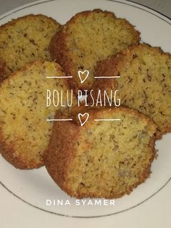 Foto resep Bolu Pisang (Irit 1 Telur, Lembut, Praktis)