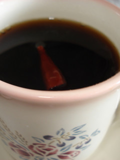 A picture of Diet Coffee with Agar and Chili.