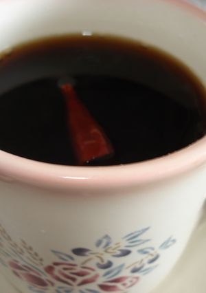 A picture of Diet Coffee with Agar and Chili.