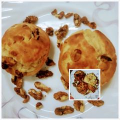 A picture of Air Fryer Cup Walnut Muffins.
