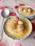 Flan au comté et ses Saint-Jacques poêlées pour la saint Valentin
