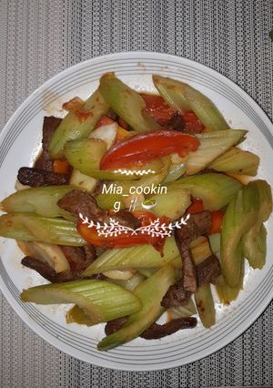 Foto resep Tumis batang seledri