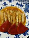 Rape en salsa con pimientos del piquillo