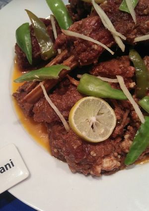 A picture of Lemon and Black Pepper Mutton.