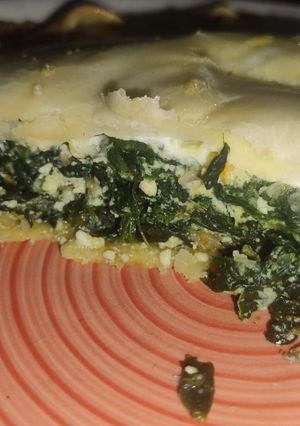 Una foto de Tarta de Acelga, Espinaca y Mozzarella
