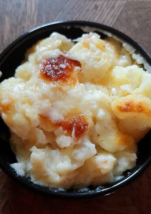 Une photo de Gratin chou fleur mozzarella