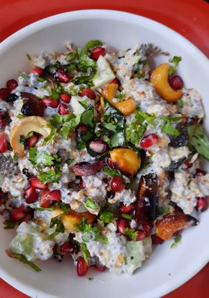 A picture of Tadka Oats with Chia seeds.