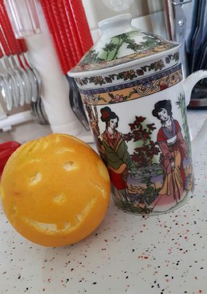 عکسی از دستور دمنوش پوست پرتقال