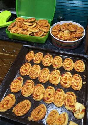 Pizzás csiga recept fotója