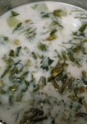Foto resep Sayur Bobor (Kangkung + Labu Siam)