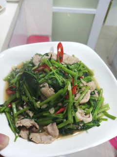 Foto resep Daging sapi tumis kangkung