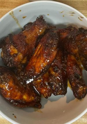 Foto de Asas de frango caramelizadas